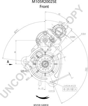 Prestolite Electric M105R2002SE - Käynnistinmoottori inparts.fi