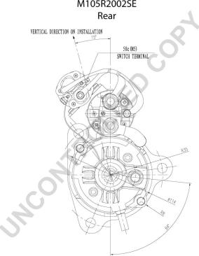 Prestolite Electric M105R2002SE - Käynnistinmoottori inparts.fi