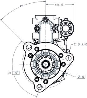 Prestolite Electric M128R3837SE - Käynnistinmoottori inparts.fi