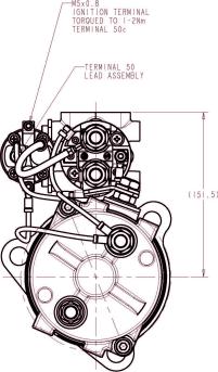 Prestolite Electric M128R3837SE - Käynnistinmoottori inparts.fi