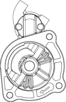 Prestolite Electric M81R2501 - Käynnistinmoottori inparts.fi