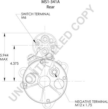 Prestolite Electric MS1-341A - Käynnistinmoottori inparts.fi