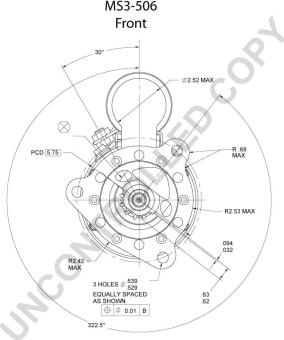 Prestolite Electric MS3-506 - Käynnistinmoottori inparts.fi