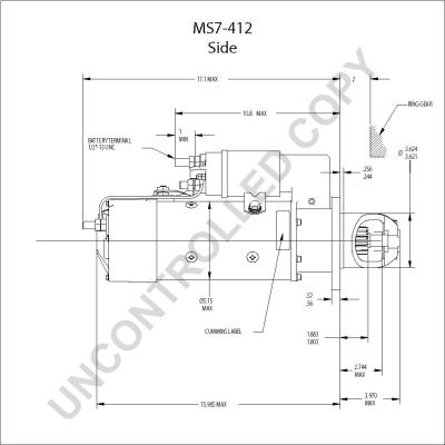 Prestolite Electric MS7-412A - Käynnistinmoottori inparts.fi