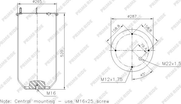 Prime-Ride 1R14-867 - Metallipalje, ilmajousitus inparts.fi