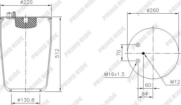 Prime-Ride 1R10-702 - Metallipalje, ilmajousitus inparts.fi