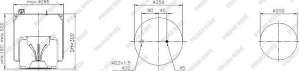 Prime-Ride 1R11-946 - Metallipalje, ilmajousitus inparts.fi