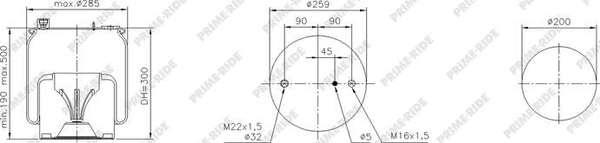 Prime-Ride 1R11-947 - Metallipalje, ilmajousitus inparts.fi