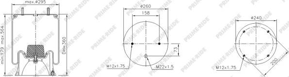 Prime-Ride 1R11-713 - Metallipalje, ilmajousitus inparts.fi