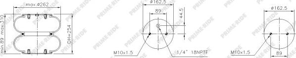 Prime-Ride 2B9-269 - Metallipalje, ilmajousitus inparts.fi