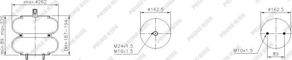 Prime-Ride 2B9-703 - Metallipalje, ilmajousitus inparts.fi