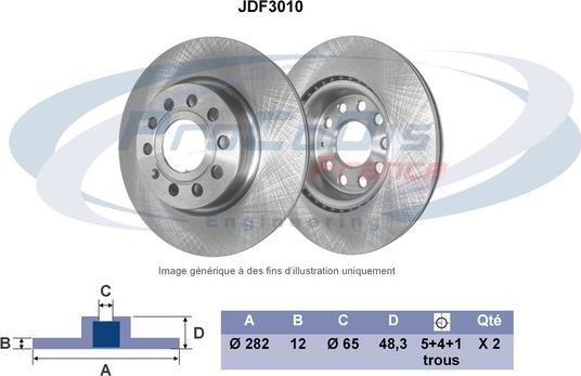 Procodis France JDF3010 - Jarrulevy inparts.fi