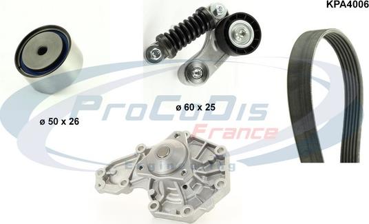 Procodis France KPA4006 - Vesipumppu + jakohihnasarja inparts.fi