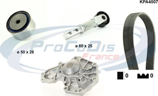 Procodis France KPA4007 - Vesipumppu + jakohihnasarja inparts.fi