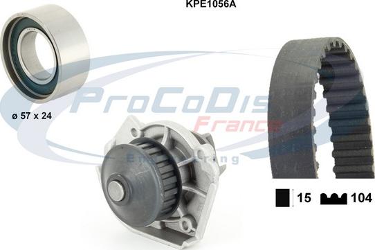 Procodis France KPE1056A - Vesipumppu + jakohihnasarja inparts.fi