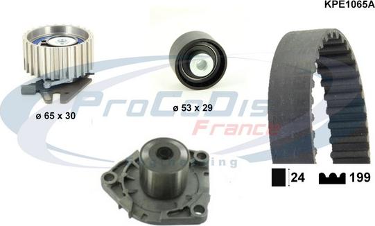 Procodis France KPE1065A - Vesipumppu + jakohihnasarja inparts.fi