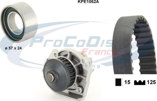 Procodis France KPE1062A - Vesipumppu + jakohihnasarja inparts.fi