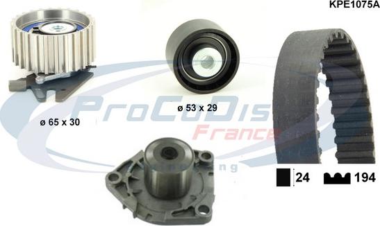 Procodis France KPE1075A - Vesipumppu + jakohihnasarja inparts.fi