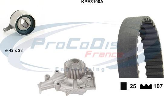 Procodis France KPE8100A - Vesipumppu + jakohihnasarja inparts.fi