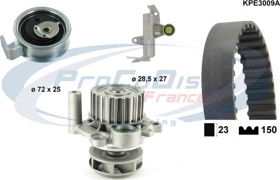 Procodis France KPE3009A - Vesipumppu + jakohihnasarja inparts.fi