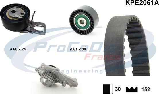 Procodis France KPE2061A - Vesipumppu + jakohihnasarja inparts.fi