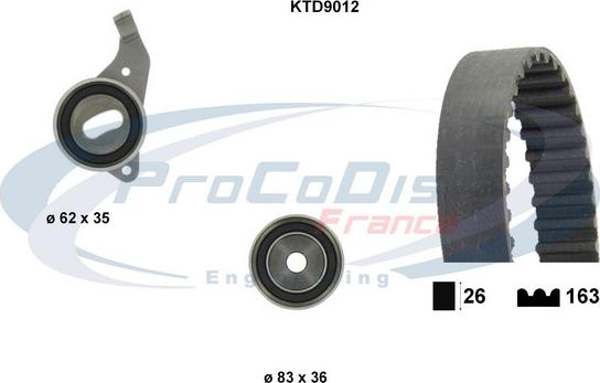 Procodis France KTD9012 - Hammashihnasarja inparts.fi