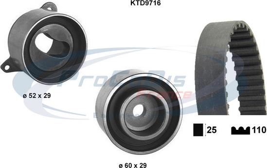 Procodis France KTD9716 - Hammashihnasarja inparts.fi