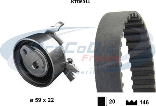 Procodis France KTD6014 - Hammashihnasarja inparts.fi