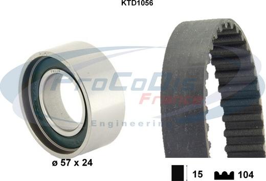 Procodis France KTD1056 - Hammashihnasarja inparts.fi