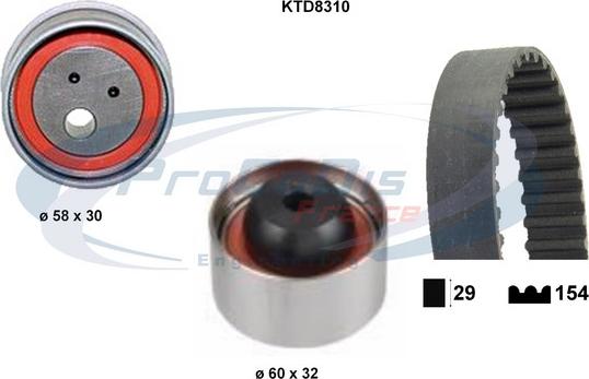 Procodis France KTD8310 - Hammashihnasarja inparts.fi