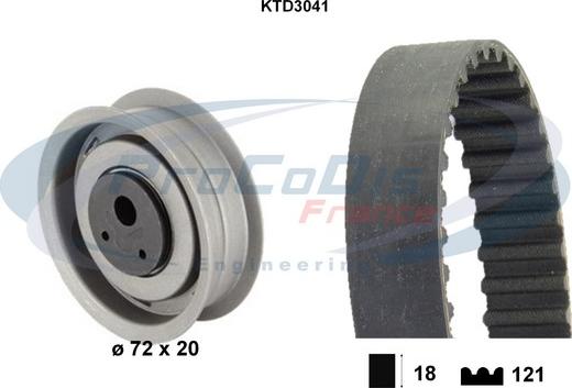 Procodis France KTD3041 - Hammashihnasarja inparts.fi