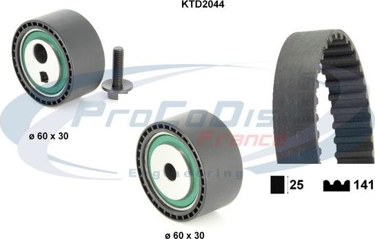 Procodis France KTD2044 - Hammashihnasarja inparts.fi