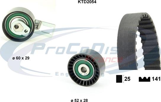 Procodis France KTD2054 - Hammashihnasarja inparts.fi