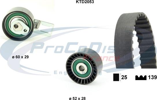 Procodis France KTD2053 - Hammashihnasarja inparts.fi