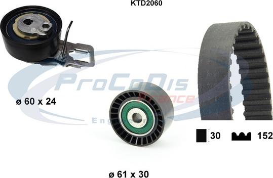 Procodis France KTD2060 - Hammashihnasarja inparts.fi