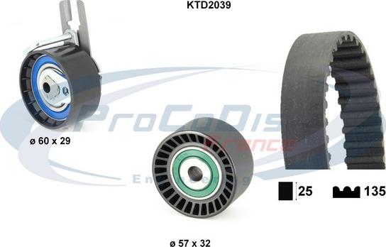 Procodis France KTD2039 - Hammashihnasarja inparts.fi