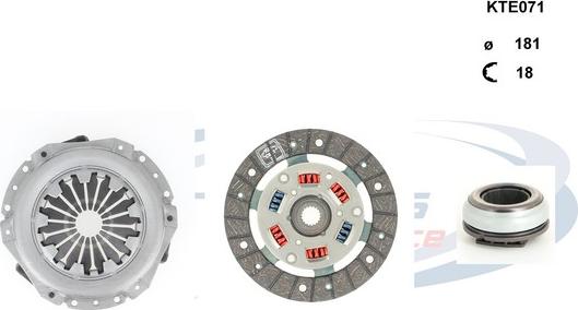 Procodis France KTE071 - Kytkinpaketti inparts.fi