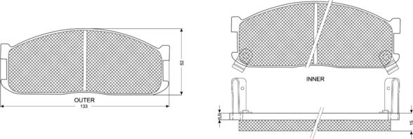 Procodis France PF1117 - Jarrupala, levyjarru inparts.fi