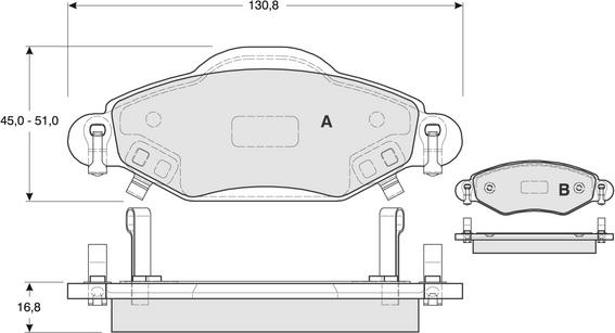 Japanparts PA204MK - Jarrupala, levyjarru inparts.fi