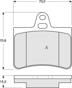 Magneti Marelli T9106MM - Jarrupala, levyjarru inparts.fi