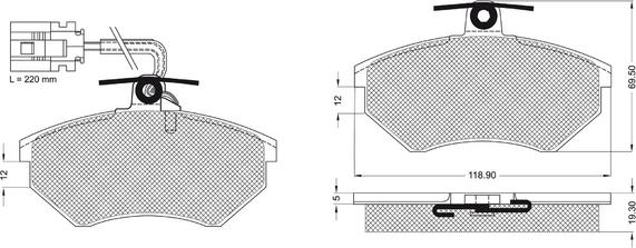 Procodis France PF1204 - Jarrupala, levyjarru inparts.fi