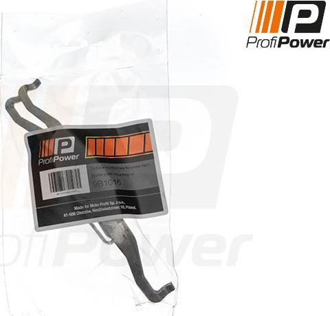 ProfiPower 9B1016 - Tarvikesarja, jarrupala inparts.fi