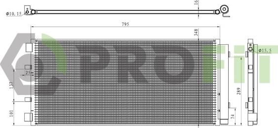 Profit 1770-0376 - Lauhdutin, ilmastointilaite inparts.fi