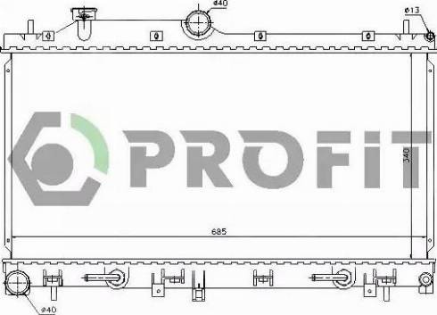 Profit PR 2910A2 - Jäähdytin,moottorin jäähdytys inparts.fi