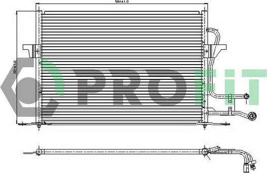 Profit PR 2532C1 - Lauhdutin, ilmastointilaite inparts.fi