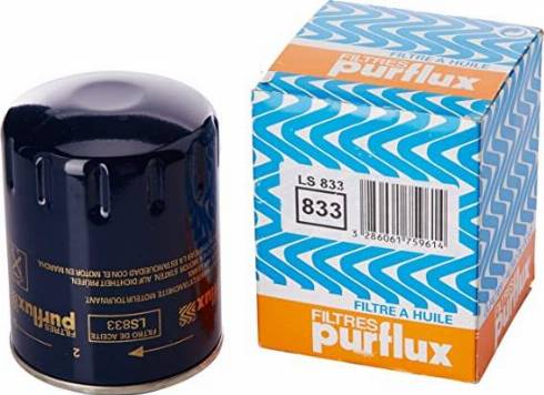 Purflux LS833 - Öljynsuodatin inparts.fi