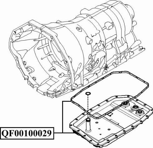 Quattro Freni QF00100029 - Öljypohja, automaattivaihteisto inparts.fi