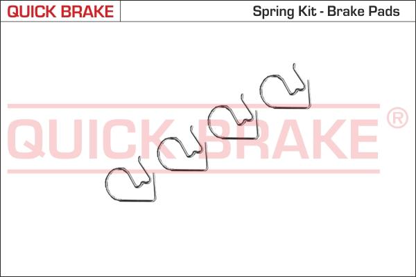 QUICK BRAKE 9114K-02 - Tarvikesarja, jarrupala inparts.fi