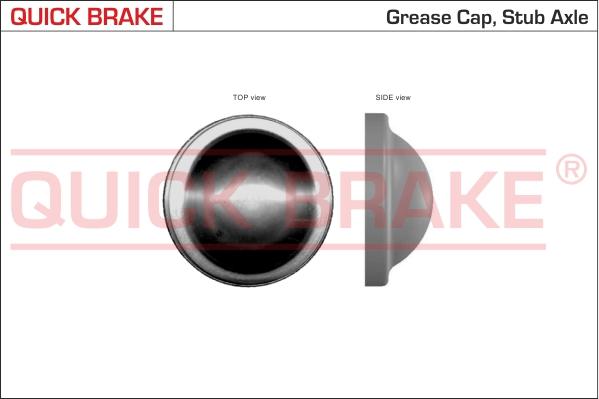 QUICK BRAKE 9829 - Korkki / kansi inparts.fi