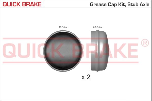 QUICK BRAKE 9821K - Kupu, pyöränlaakeri inparts.fi